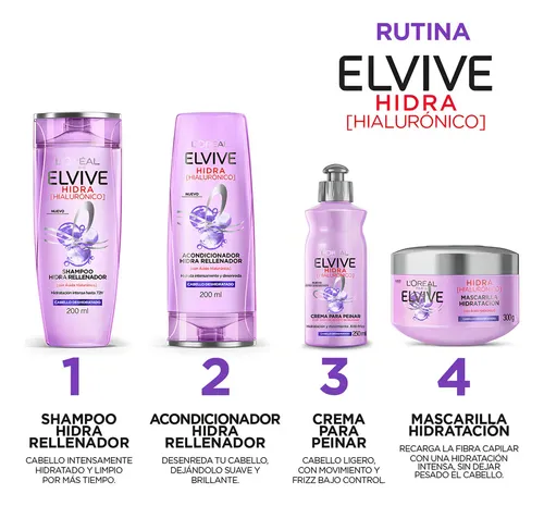 Shampoo Elvive Hidra Hialuronico 200ml