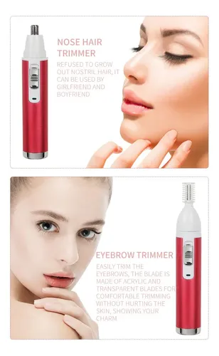 Depiladora Facial Eléctrica Recargable 5 En 1 Para Mujeres