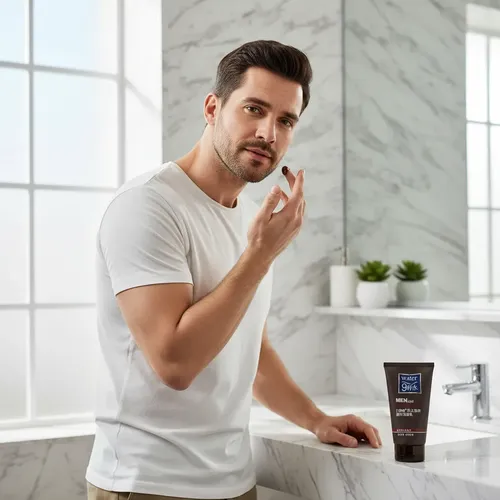 Crema Limpiadora Facial Exfoliante Para Hombre Water 9 Cool