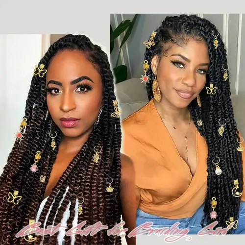 148 Piezas De Abalorios Y Accesorios Para Trenzas Y Cabello