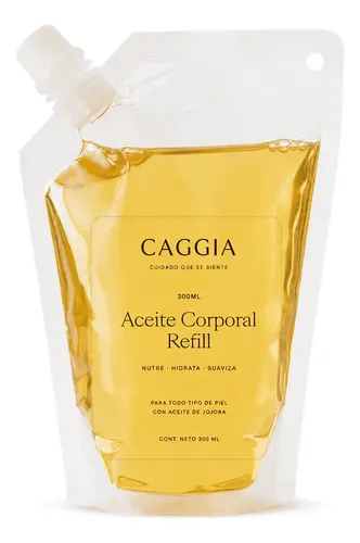300ml Aceite Corporal Refill Caggia Cosmetics
