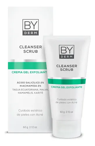 By Derm Cleanser Scrub Crema Gel Exfoliante Facial 60g Momento De Aplicación Día/noche Tipo De Piel Mixta
