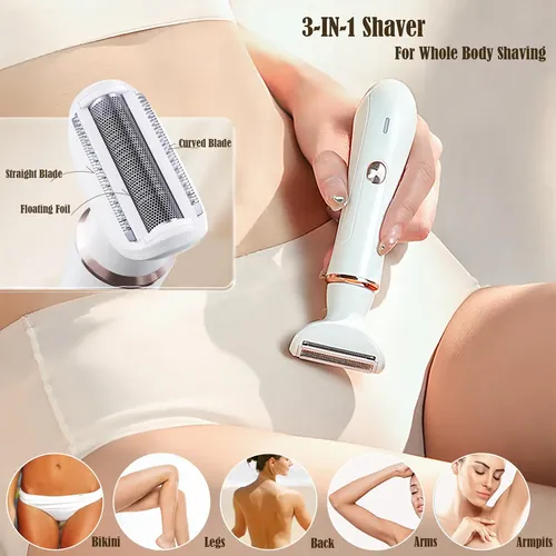 Maquinilla De Afeitar Eléctrica Beautisilk 2 En 1, Depilador