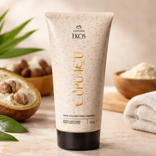 Crema Exfoliante Para Glúteos Natura Ekos Cupuaçu 190 G