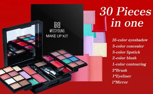 Kit De Maquillaje Estuche Completo Todo En Uno+espejo
