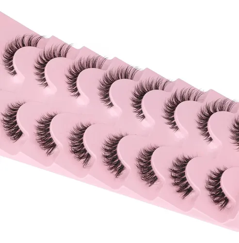 Pestañas Postizas Fox Eye 8 Pares Gvefetiee 40d Natural