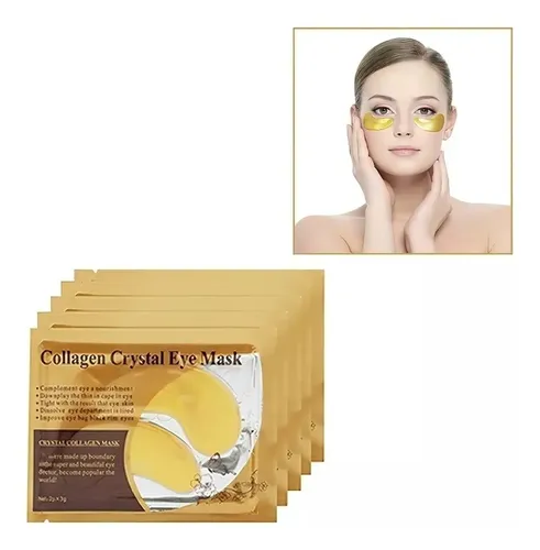 Mascarilla Colágeno Crystal para Contorno de Ojos, Pack con 10 Unidades