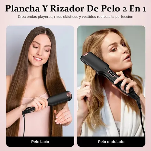 Plancha De Cabello Infrarrojos Profesional Alaciadora C/ Lcd