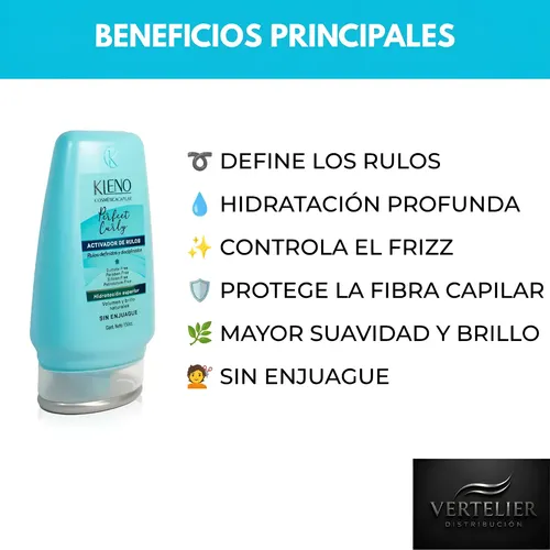 Kleno Activador De Rulos Hidratación Sin Enjuague 150 Cc