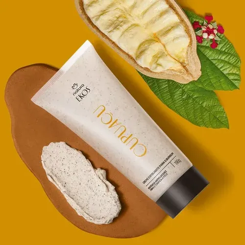 Crema Exfoliante Para Glúteos Natura Ekos Cupuaçu 190 G