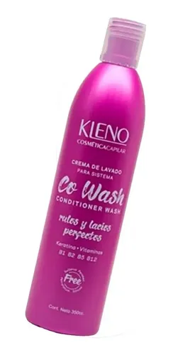 Crema Lavado Acondicionador Co Wash Kleno Rulos Lacios X 3u