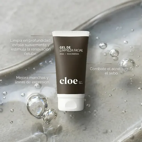 Gel de Limpieza Facial Vegano con Niacinamida Cloe Cosmetica 90ml