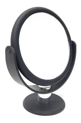Espejo Reversible Pie P/ Maquillaje Profesional Con Aumento