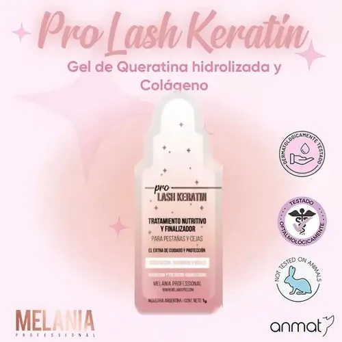 Kit Laminado De Cejas Melania + Cepillos Y Microhisopos