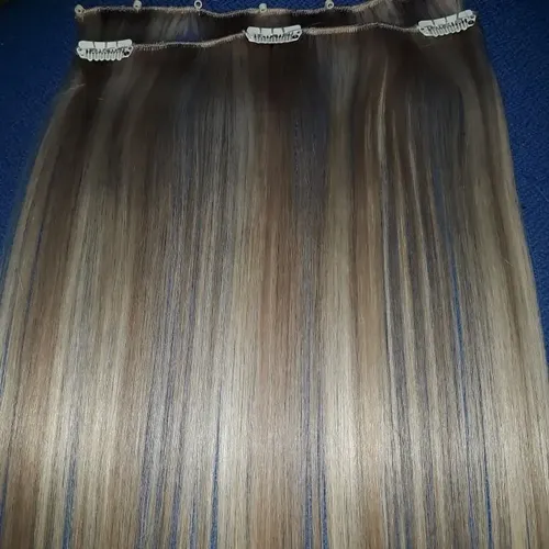 Cortinas De Cabello 100% Natural De 21 Cm De Ancho Y 60 Cm
