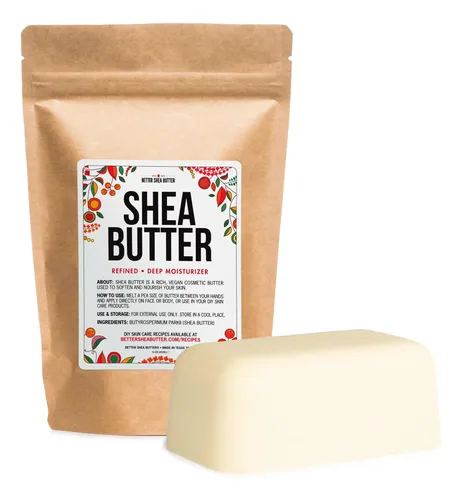 Manteca De Karité Better, Refinada, 100% Pura, 454 G