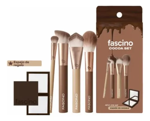Fascino Set De Brochas Para Maquillaje Cocoa