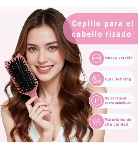 Para Bounce Curl Brush, Define El Estilo Rizado Con Un Peine