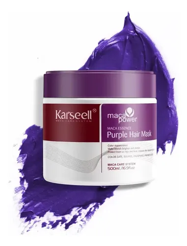Mascarilla Capilar Karseell Morada 500ml Aceite De Argán