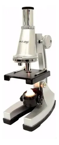 Microscopio Con Luz Aumento 300x Y Espejo B750 Galileo Italy