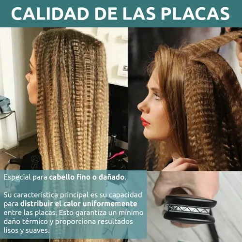 Planchita Rizadora Profesional Pelo Vgr V-519c 7 Niveles