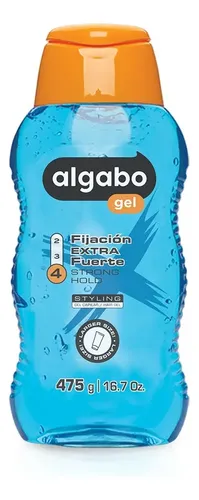 Gel Fijador Efecto Fijacion Extra Fuerte Capilar Algabo 475g