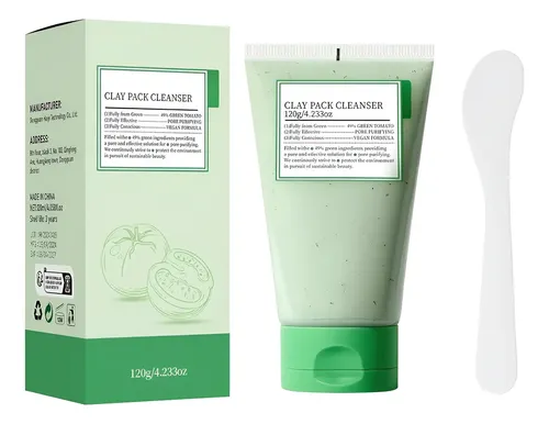 Mascarilla Limpiadora Arcilla Tomate Verde Control Grasa