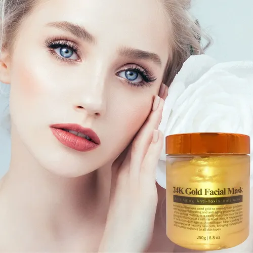 Mascarilla Facial 24k Piel Muerta Eliminación Hidratante Oro
