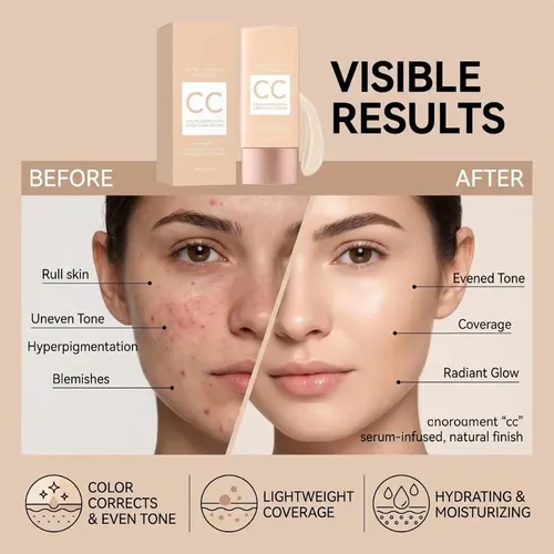Crema Hidratante Cc Essence Natural Sheer Coverage Radiant