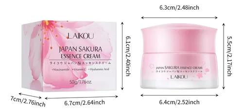 Crema Facial Laikou Japan Sakura Essence 50g Normal Día/noche