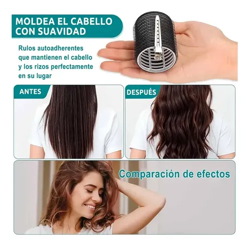 42 Tubos Para Rizar Cabello Abrazadera Plástica Para Cabello