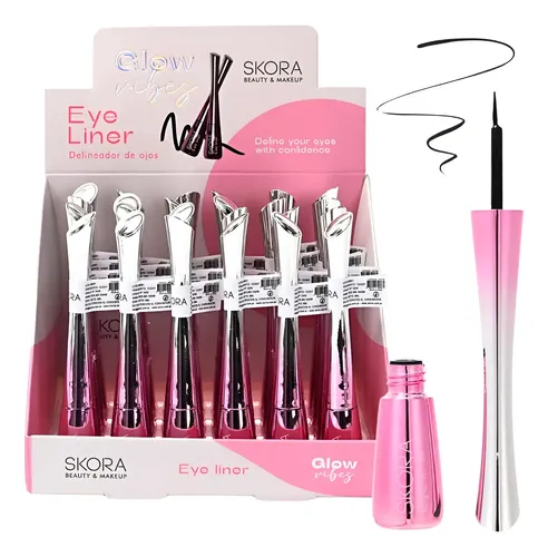 Delineador De Ojos Liquido Skora Eye Liner Glow Ribes Makeup