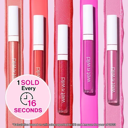 Brillo De Labios Wet N Wild Con Fórmula De Alto Brillo Para
