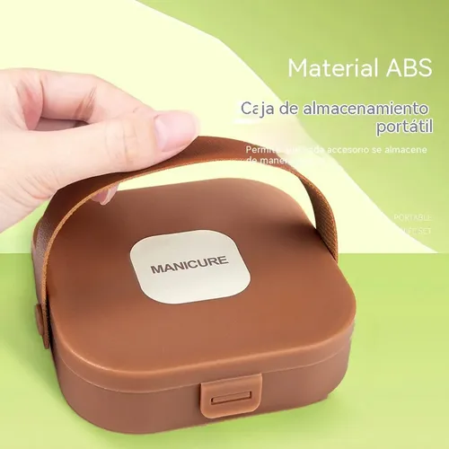 Cortauñas Antisalpicaduras Acero Inoxidable Kit Completo