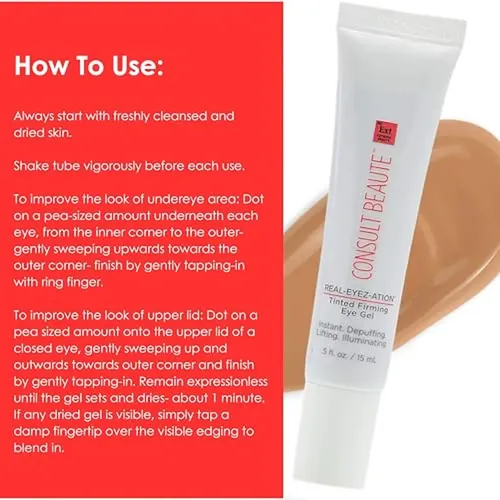 Gel De Ojos Reafirmante Instantáneo Tintado Real-eyezation D