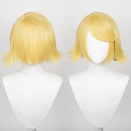 M’ Peluca Vocaloid Rin Kagamine For Cosplay, 40 Cm, M’
