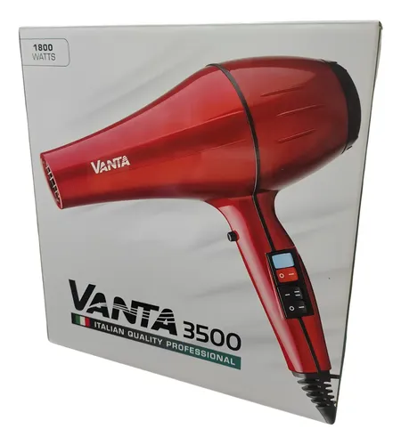 Vanta Secador De Pelo 3500 1800 Watts Rojo