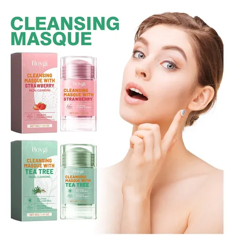 Mascarilla En Barra Hoygi Strawberry Clay Para Limpieza Prof
