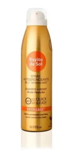 Autobronceante Rayito De Sol Bronzage Cuerpo 170ml