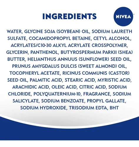 Gel De Baño Nivea Manteca De Karité Nutritiva De 600 Ml Con