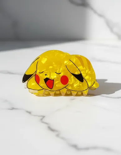 Broche Hebilla De Pelo Nacar Pika Durmiendo