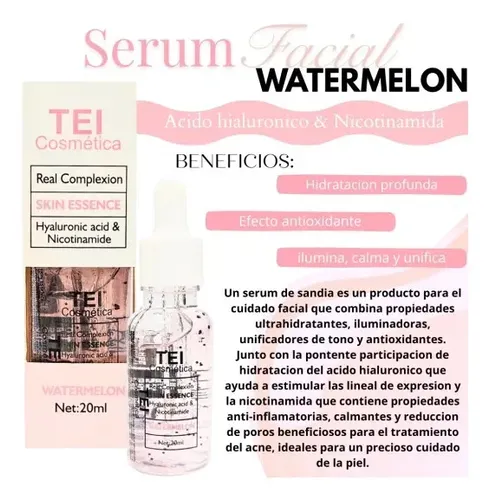 Serum Facial Tei Skin Essence Ácido Hialurónico Niacinamida Todo Tipo De Piel Día/noche