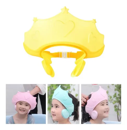 Para Gorros De Ducha Suaves Y Ajustables, Gorros De Baño Par Azul