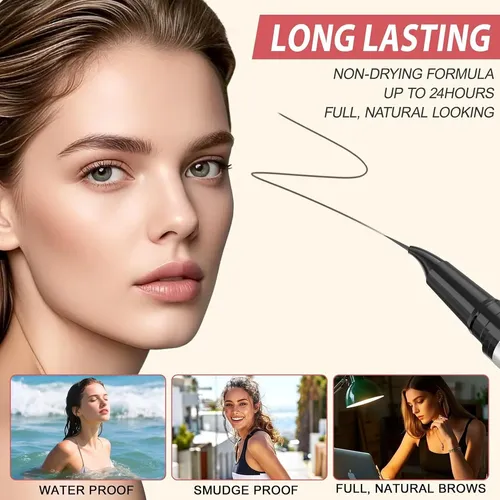 Kit De Cejas Microblading Lavone Marrón Medio