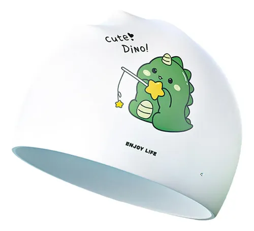 Gorro De Natación Para Niños, Elástico De Silicona, Antidesl