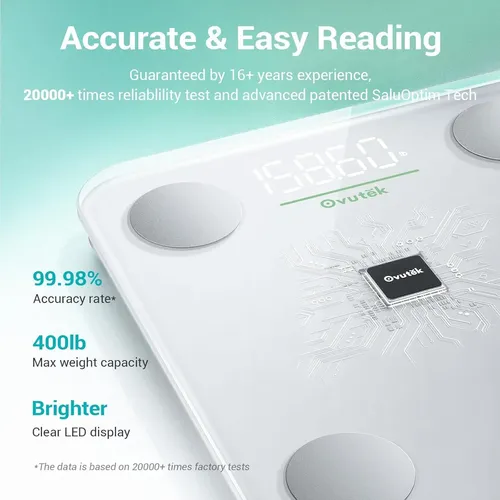 Smart Scale For Body Weight, Digital Bathroom Scale Bmi W 7d