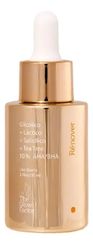 The Glow Factor Rénover – Sérum Exfoliante y Renovador con AHA, BHA y Tea Tree x 30ml