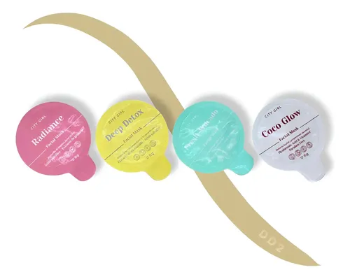 4 Mascarillas En Crema Hidratantes Con Acido Hialuronico 15g