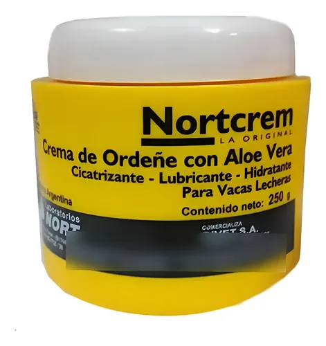 Crema De Ordeñe Con Aloe Y Avena Nort X 250 Grs La Original