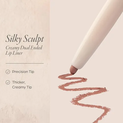Delineador Labial Dual Pür Minerals Silky Sculpt Rose/latte